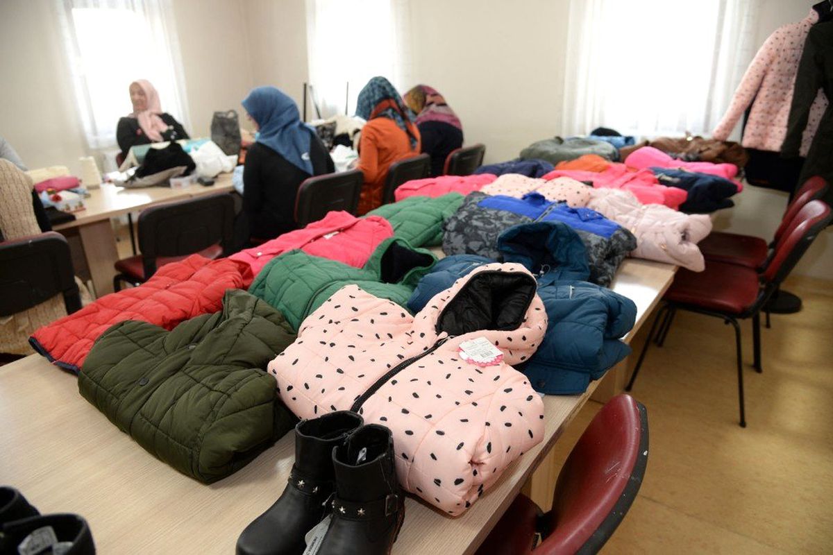 Altındağlı kadınlardan çocuklara yeni yıl hediyesi