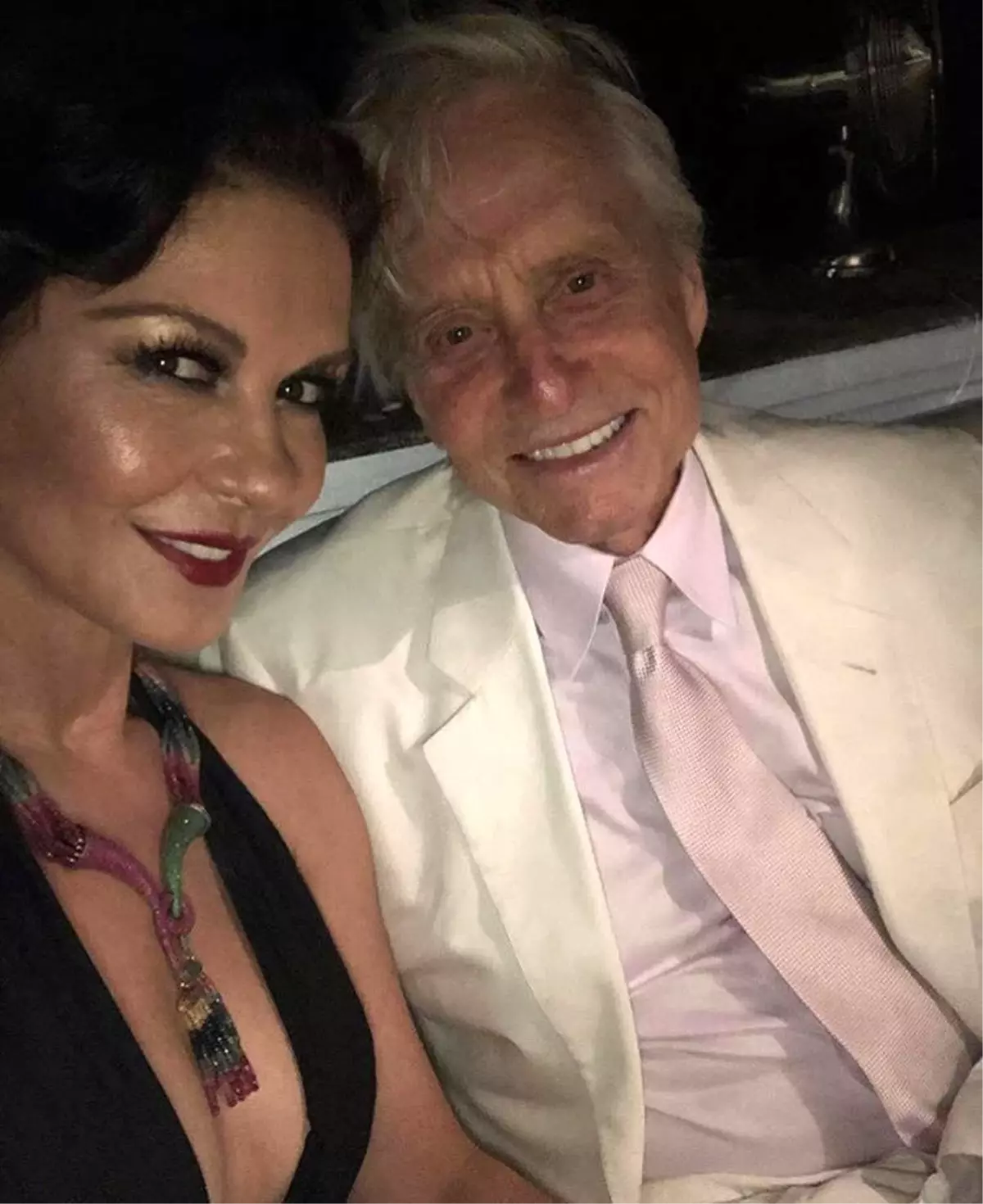 Catherine Zeta-Jones ve eşi Michael Douglas tatil için İstanbul\'a geldi