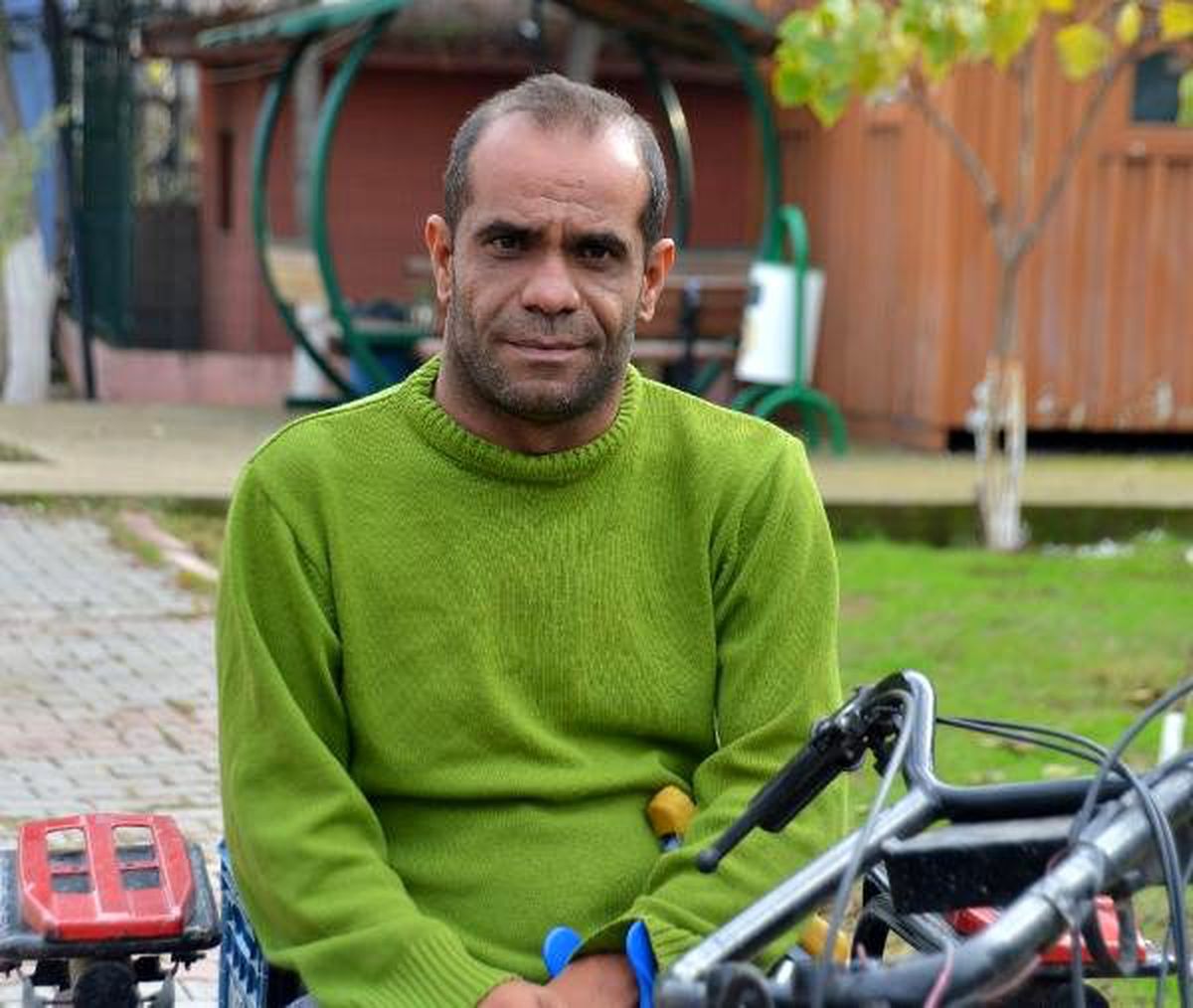 Engellinin çalınan motoru bulundu