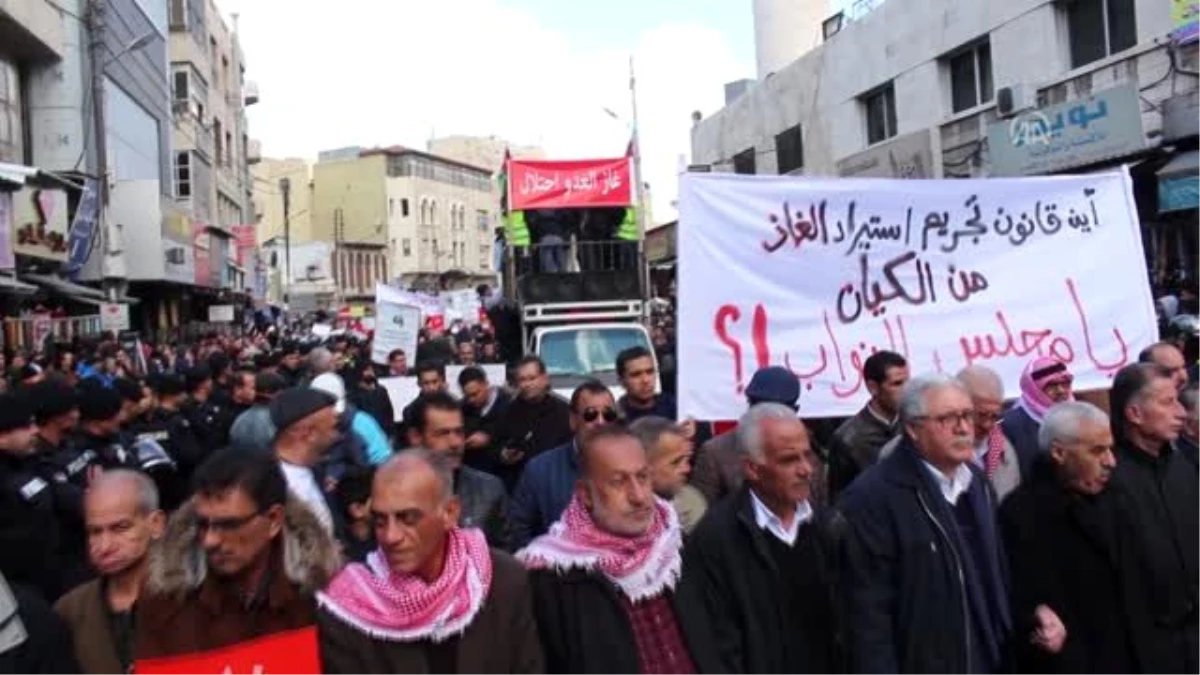 İsrail\'den doğal gaz ithalatı Ürdün\'de protesto edildi