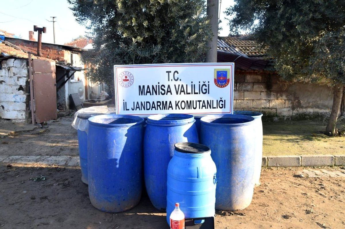 Jandarmadan kaçak alkol operasyonu