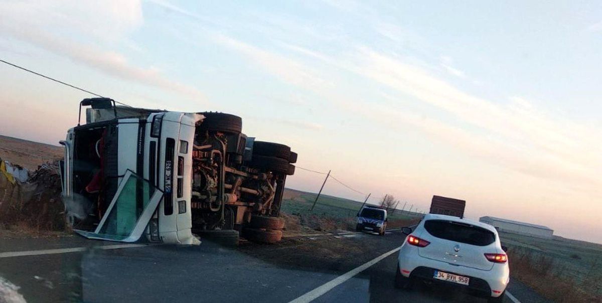 Köy yolunda talihsiz kaza