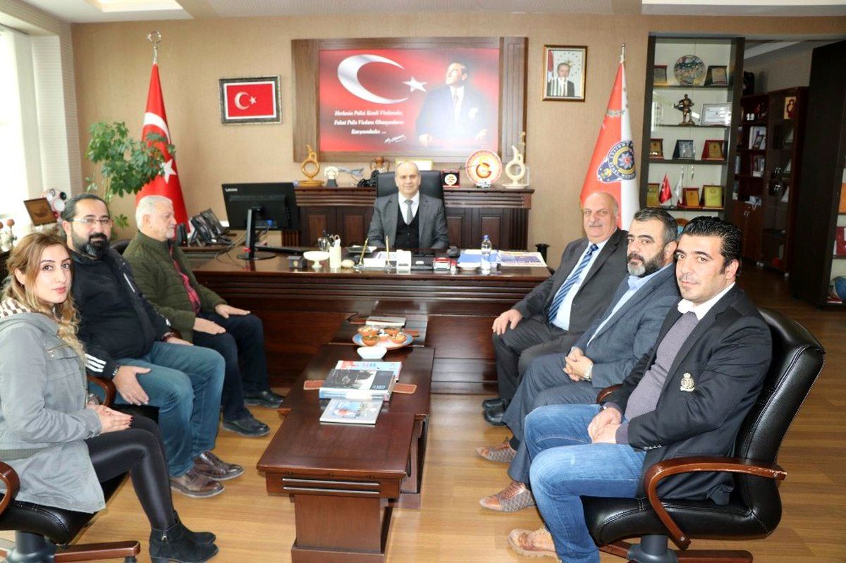 Küresel Gazeteciler Konseyi\'nden Emniyet Müdürü Artunay\'a ziyaret