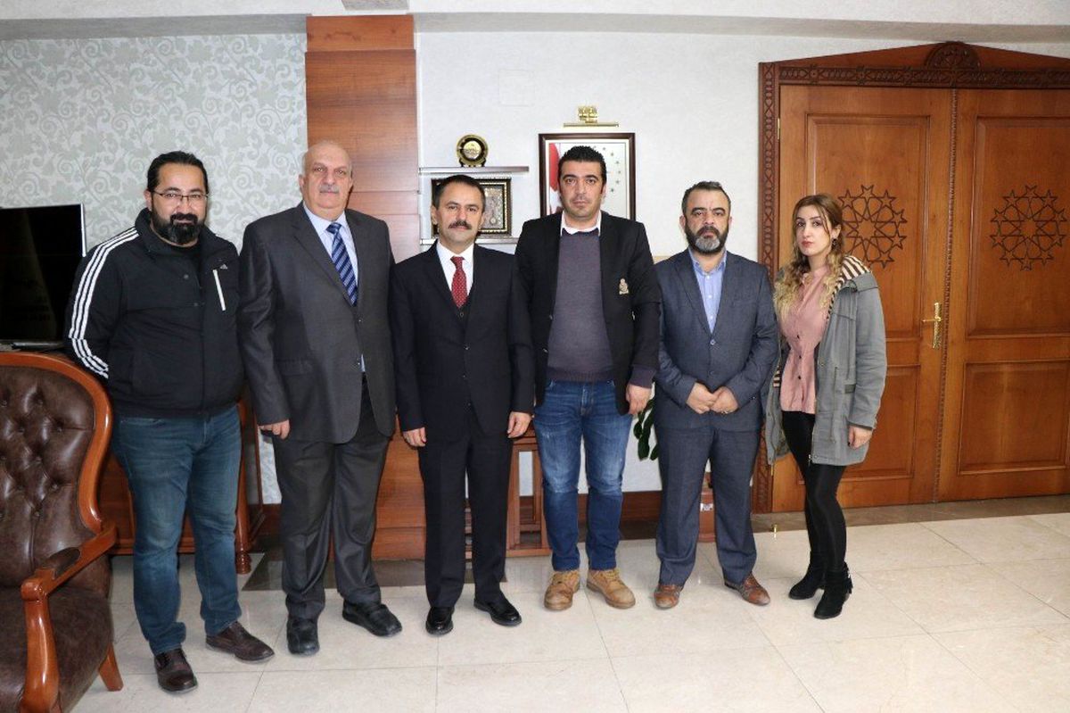 Küresel Gazeteciler Konseyi, Vali Aktaş\'ı ziyaret etti
