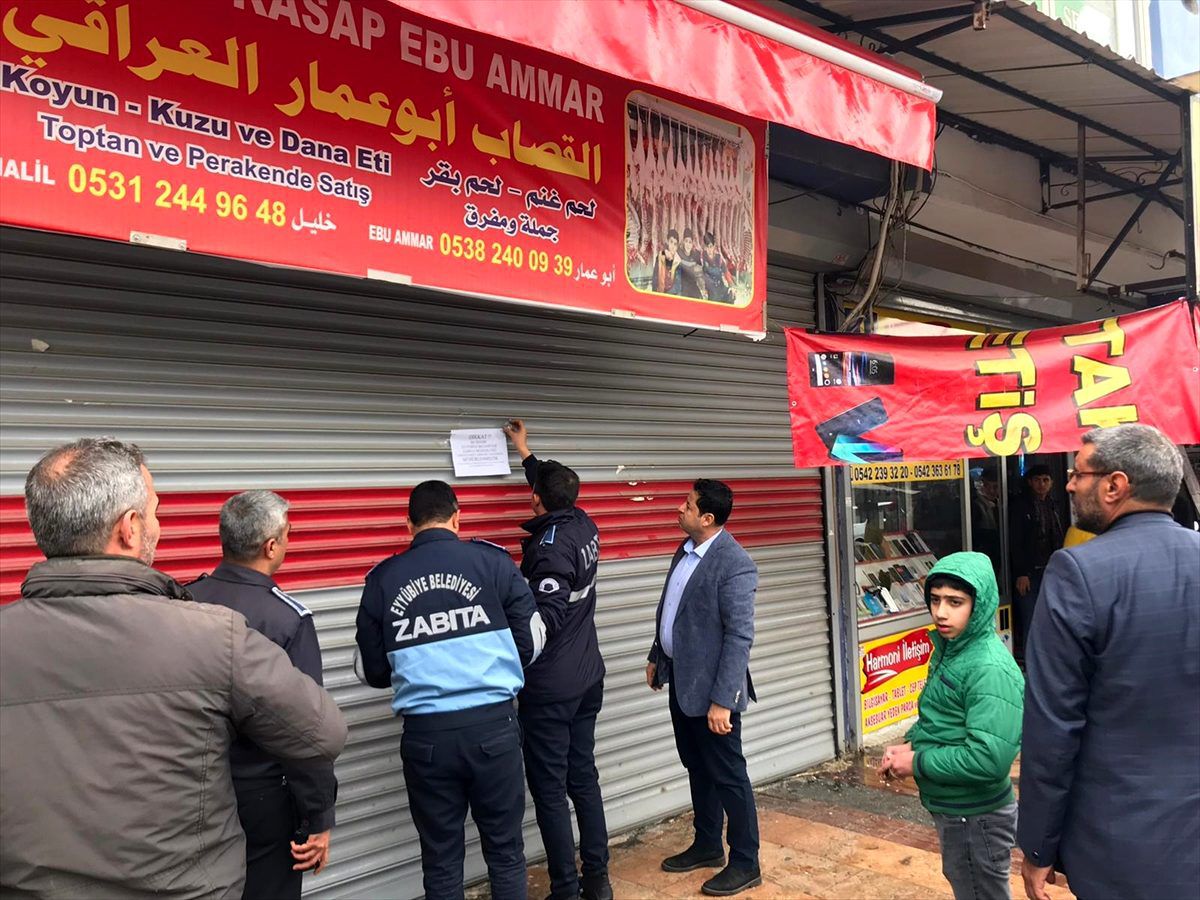 Şanlıurfa\'da kaçak deve kesimi yapan iş yeri mühürlendi