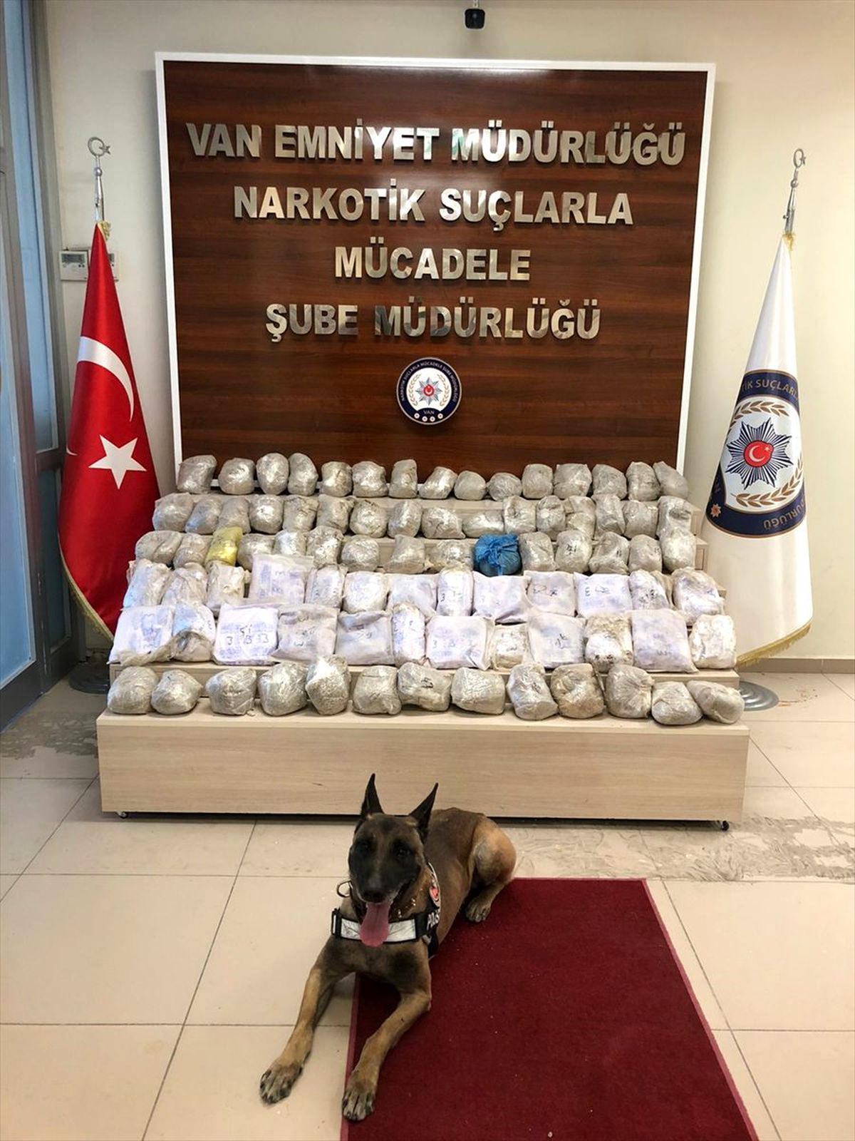 Van\'da 86 kilo 40 gram eroin ele geçirildi