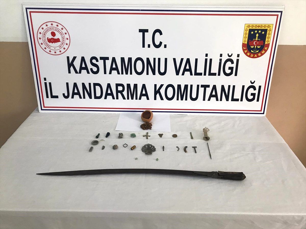 Kastamonu\'da tarihi eser kaçakçılığı operasyonunda 2 kişi yakalandı
