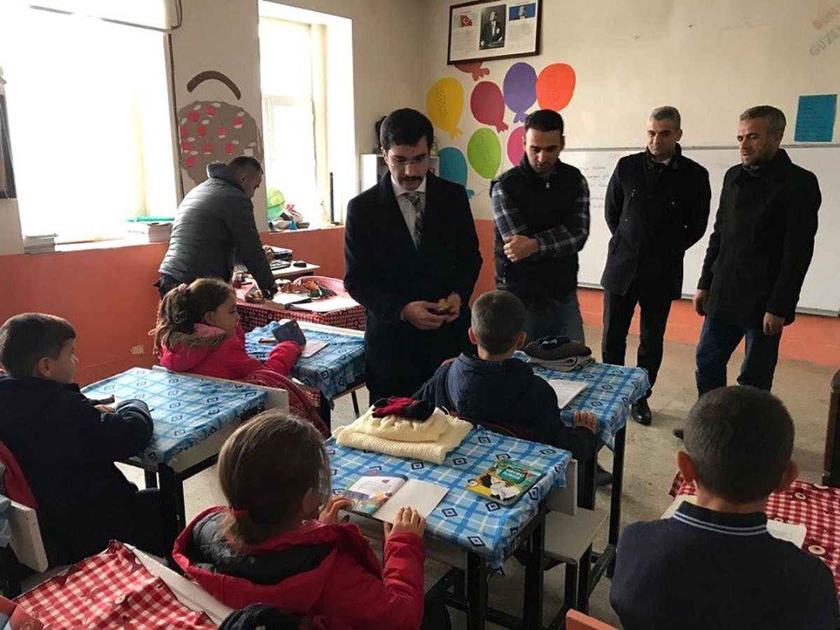 Kaymakam Köroğlu okul denetledi