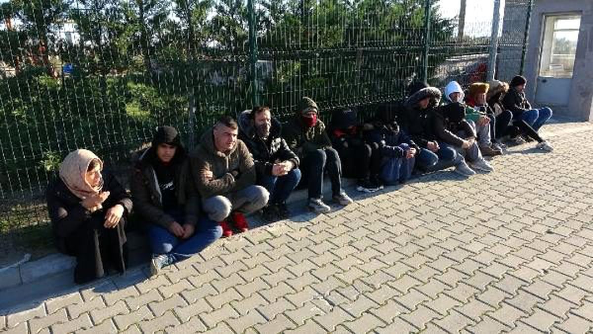 Çanakkale\'de 43 kaçak göçmen yakalandı