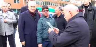 Eskişehir binali yıldırım, eskişehir'de cenazeye katıldı