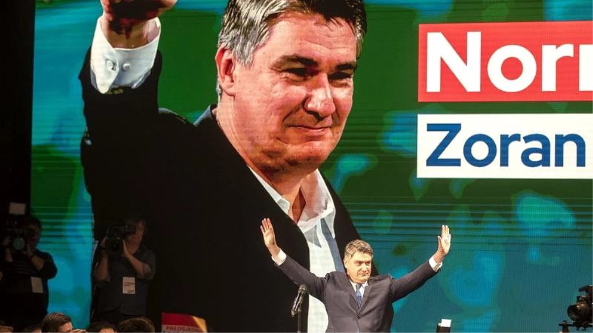 Hırvatistan\'ın yeni cumhurbaşkanı belli oldu: Zoran Milanovic