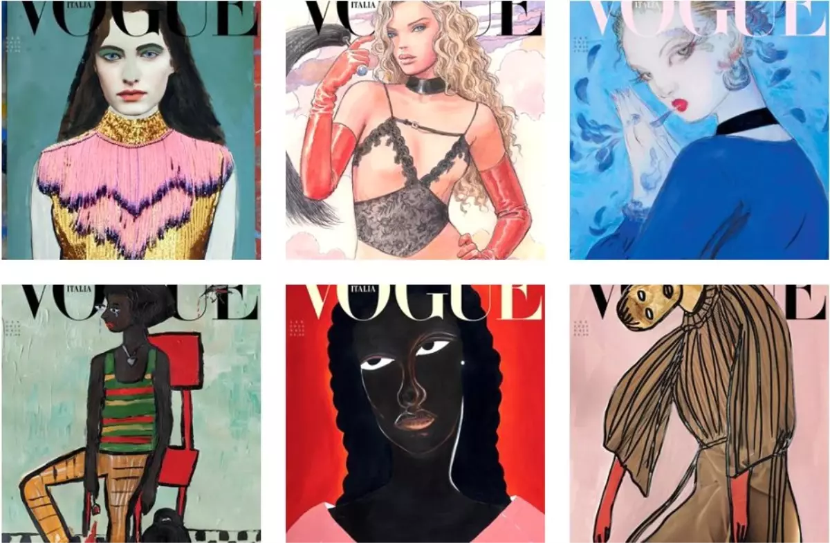 Moda dergisi Vogue çevre mesajı vermek için fotoğraf yerine çizimlerle çıkacak