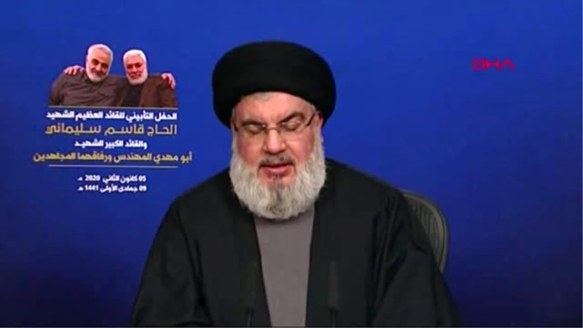 Nasrallah: süleymani\'nin ölümü bölgede yeni bir dönemi başlattı