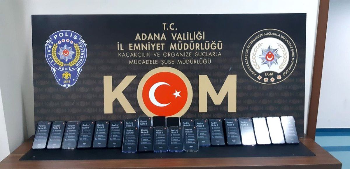 Terlikten kaçak telefon çıktı