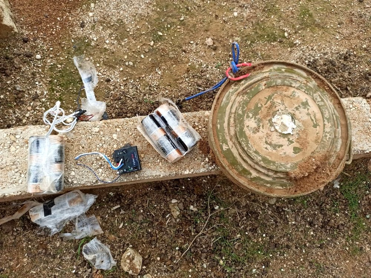 "Barış Pınarı bölgesinde anti tank mayından oluşan EYP etkisiz hale getirildi"