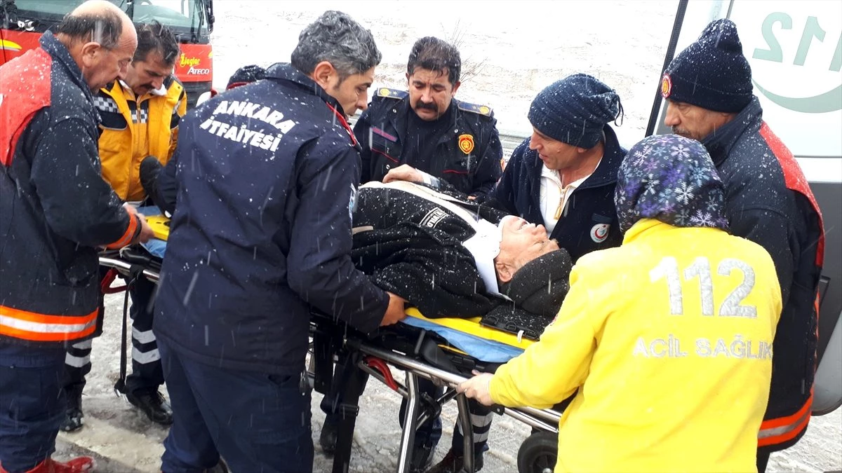 Beypazarı\'nda trafik kazası: 3 yaralı