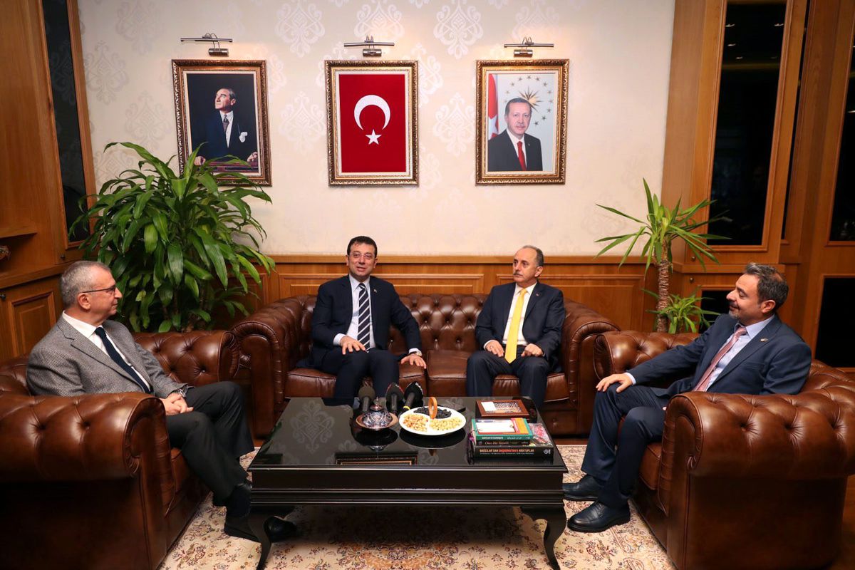 Ekrem İmamoğlu, Bağcılar Belediyesi\'ni ziyaret etti
