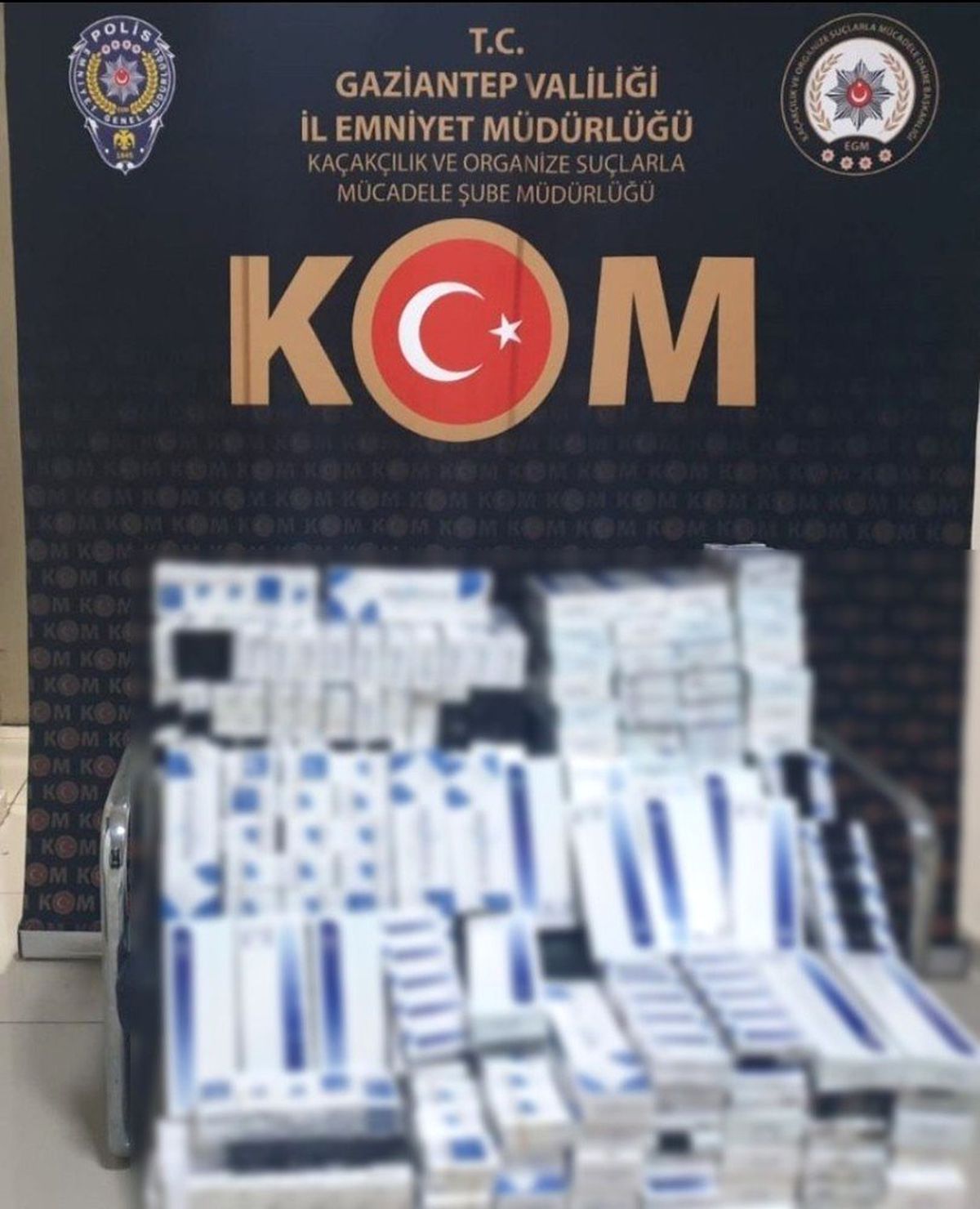 Gaziantep\'te 4 bin 200 paket kaçak sigara ele geçirildi