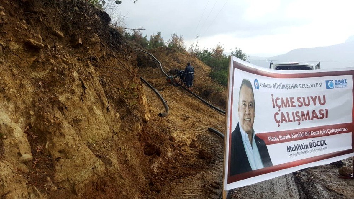 Gündoğmuş Güneycik\'in içme suyu sorunu çözülüyor