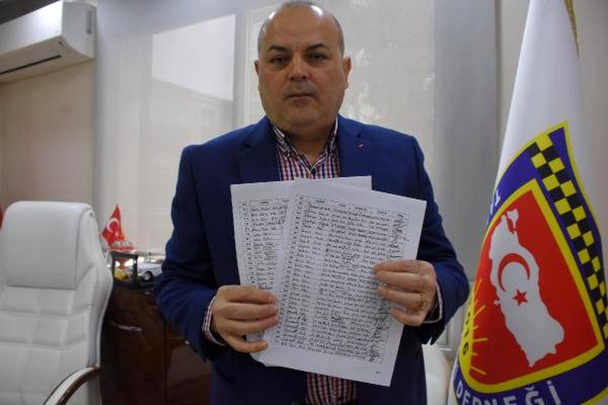 İzmirli taksicilerden tablete karşı imza kampanyası