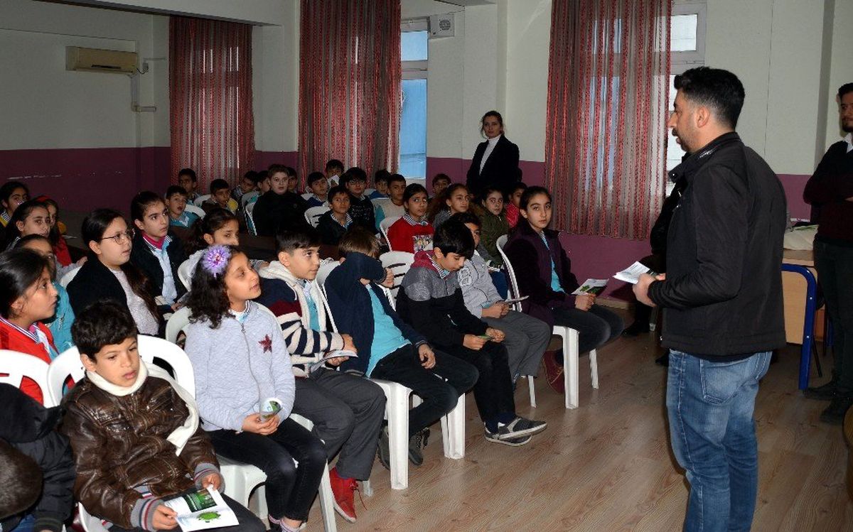 Mersin\'de öğrencilere \'Sıfır Atık Projesi\' anlatıldı