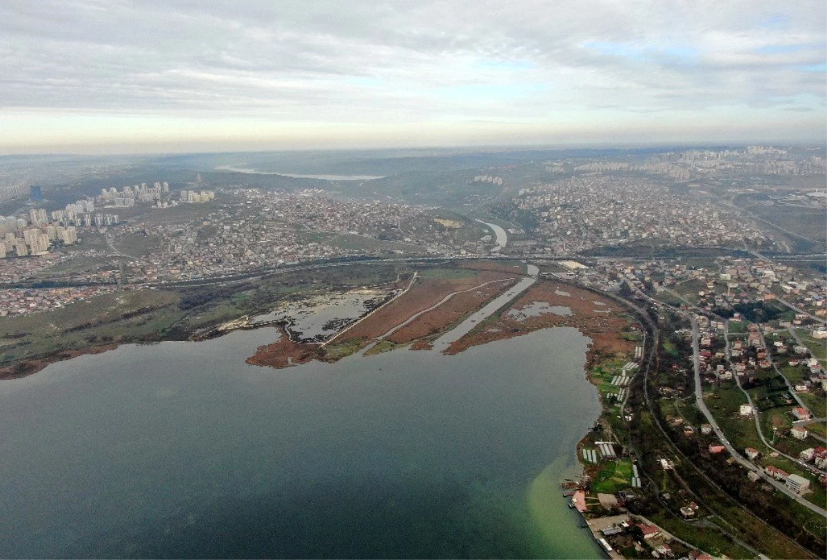 (Özel) Kanal İstanbul güzergahı havadan görüntülendi