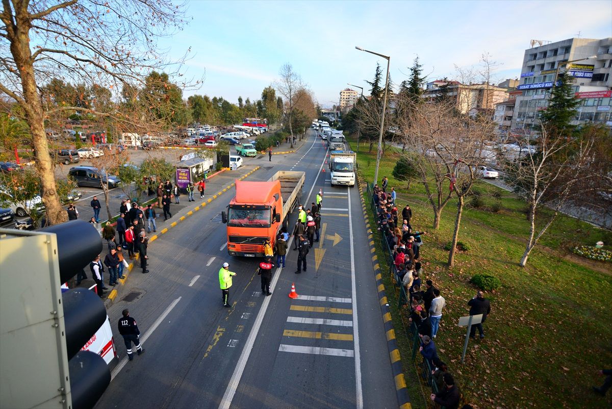 Trabzon\'da tırın çarptığı kadın öldü