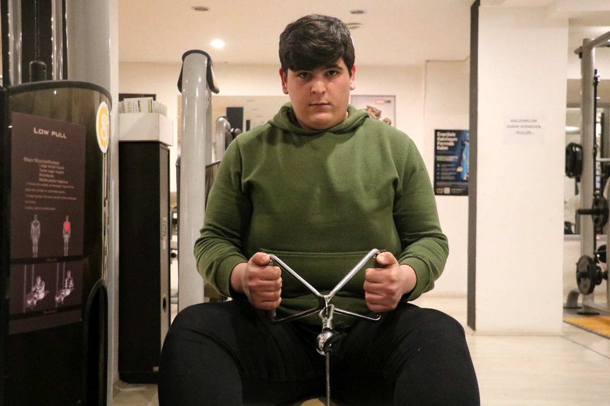 Ağırlığına teraziler dayanamıyordu, 256 kilodan 140 kiloya düştü