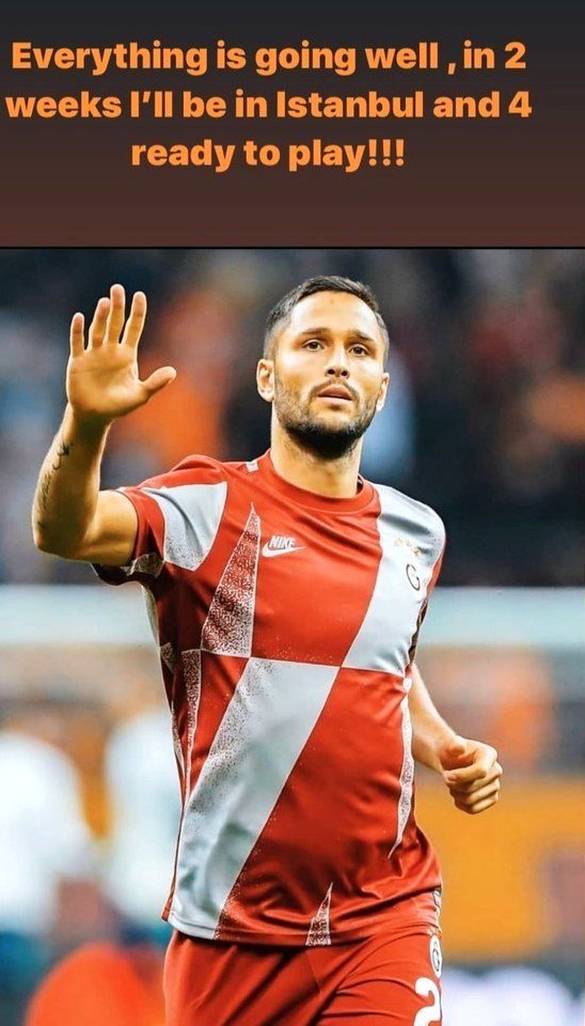 Andone\'den taraftara mesaj: "2 haftaya geliyorum"