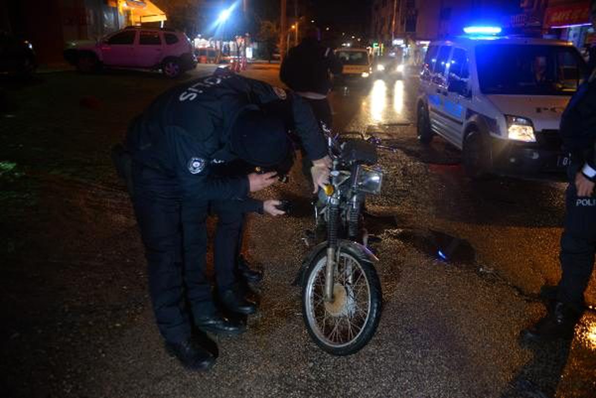 Askerden izne geldi, plakasız motosikletle polisten kaçmaya çalıştı