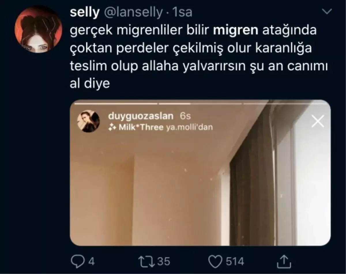 Duygu Özaslan\'ın Bacaklı Migren Fotoğrafına Komik Tepkiler Geldi