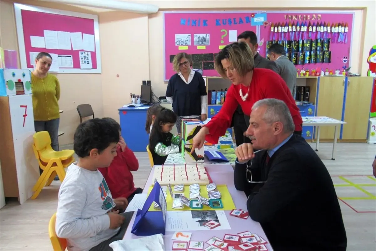 Merzifon\'da anaokulunda tasarım ve beceri atölyesi kuruldu