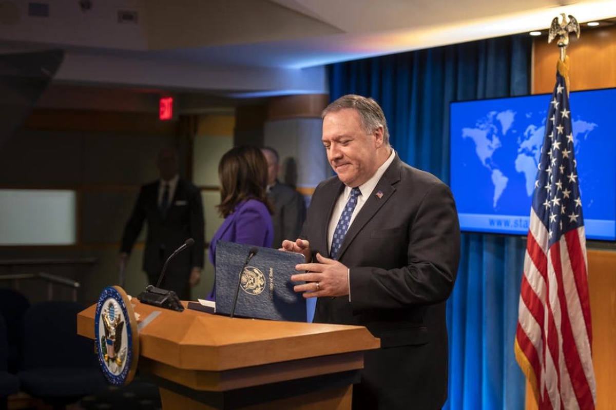 Pompeo: "Süleymani, diplomatik bir görev için Bağdat\'ta değildi"