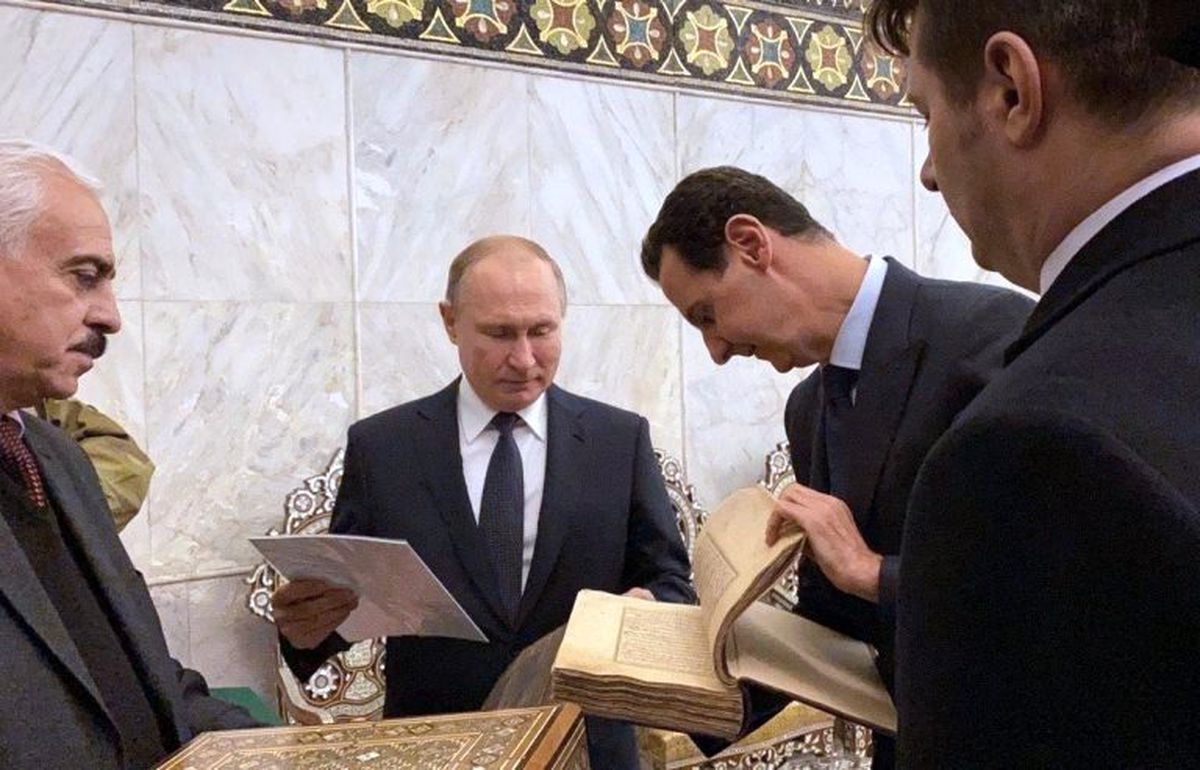 Putin Türkiye gezisi öncesi Şam\'da Esad\'la görüştü