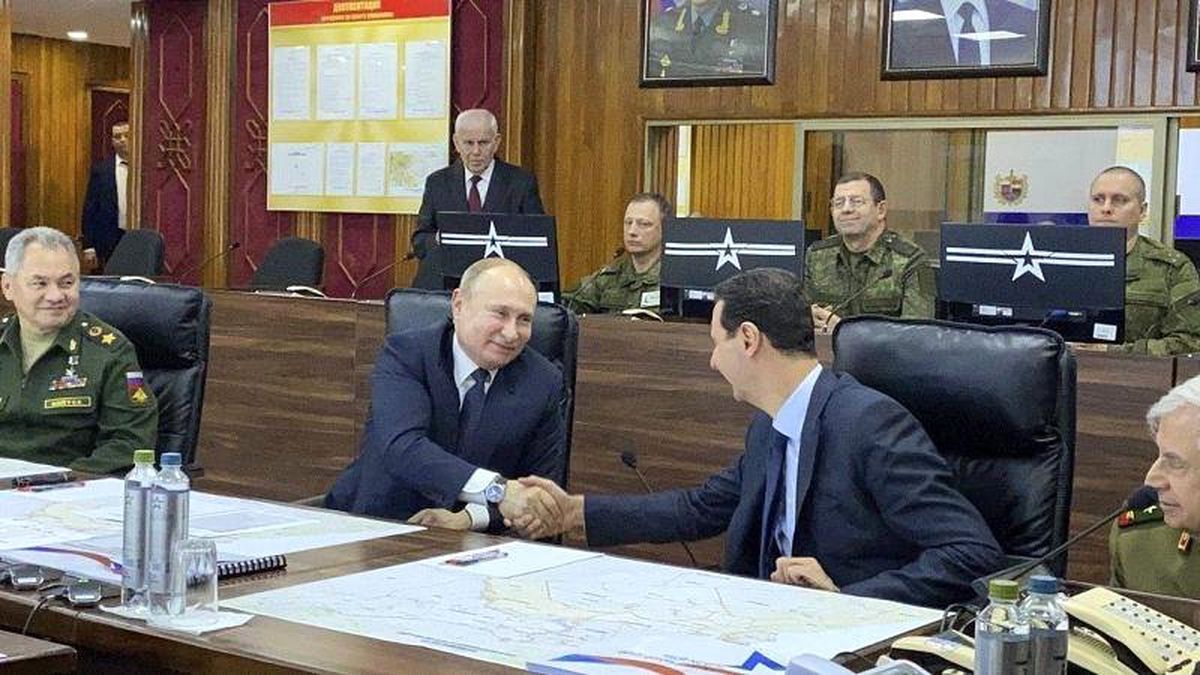 Rusya Devlet Başkanı Vladimir Putin\'den Suriye lideri Beşar Esad\'a ziyaret