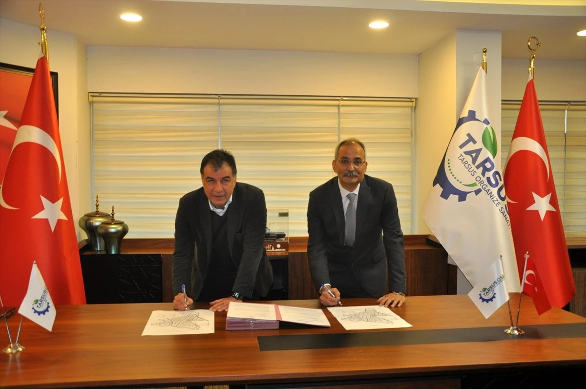 Tarsus Belediyesi, OSB\'de 18 sanayi parseli alma anlaşmasını imzaladı