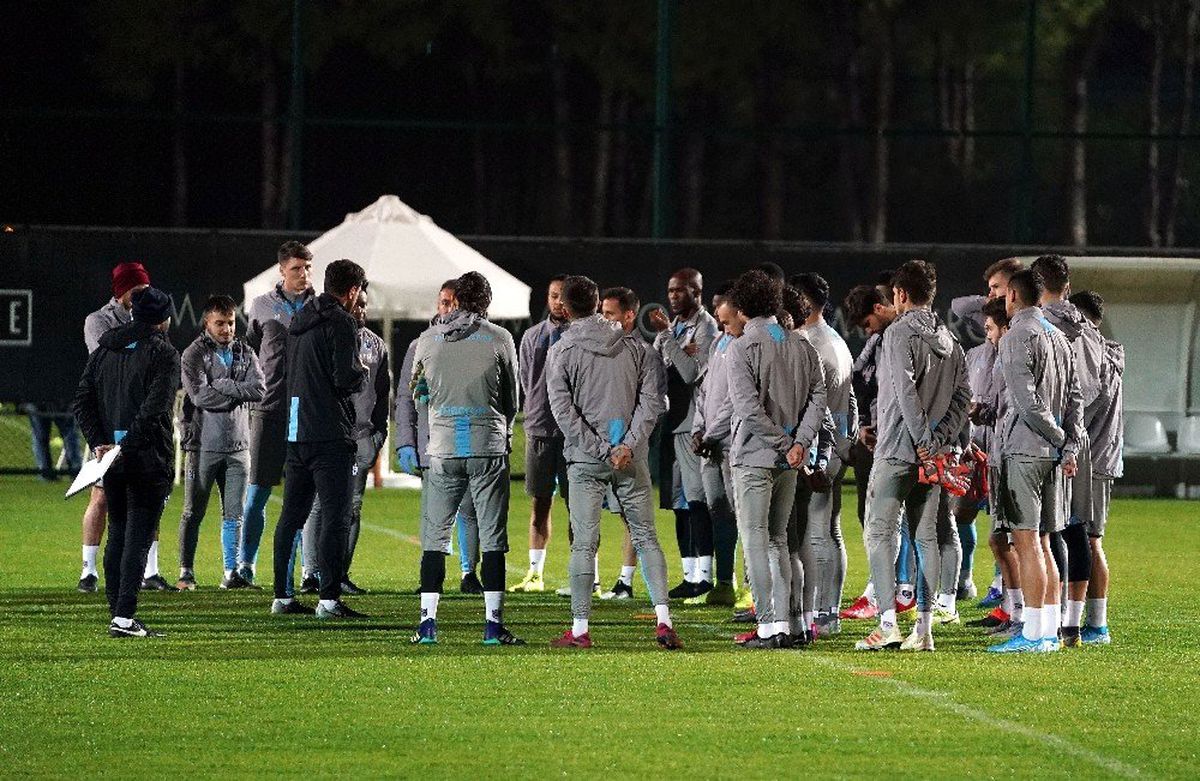 Trabzonspor\'da keyifli antrenman