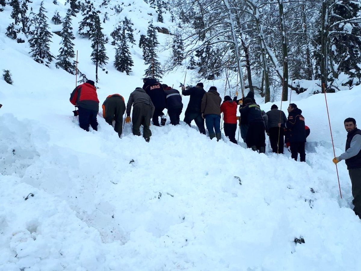 Arama kurtarma ekipleri çığ bölgesine ulaştı