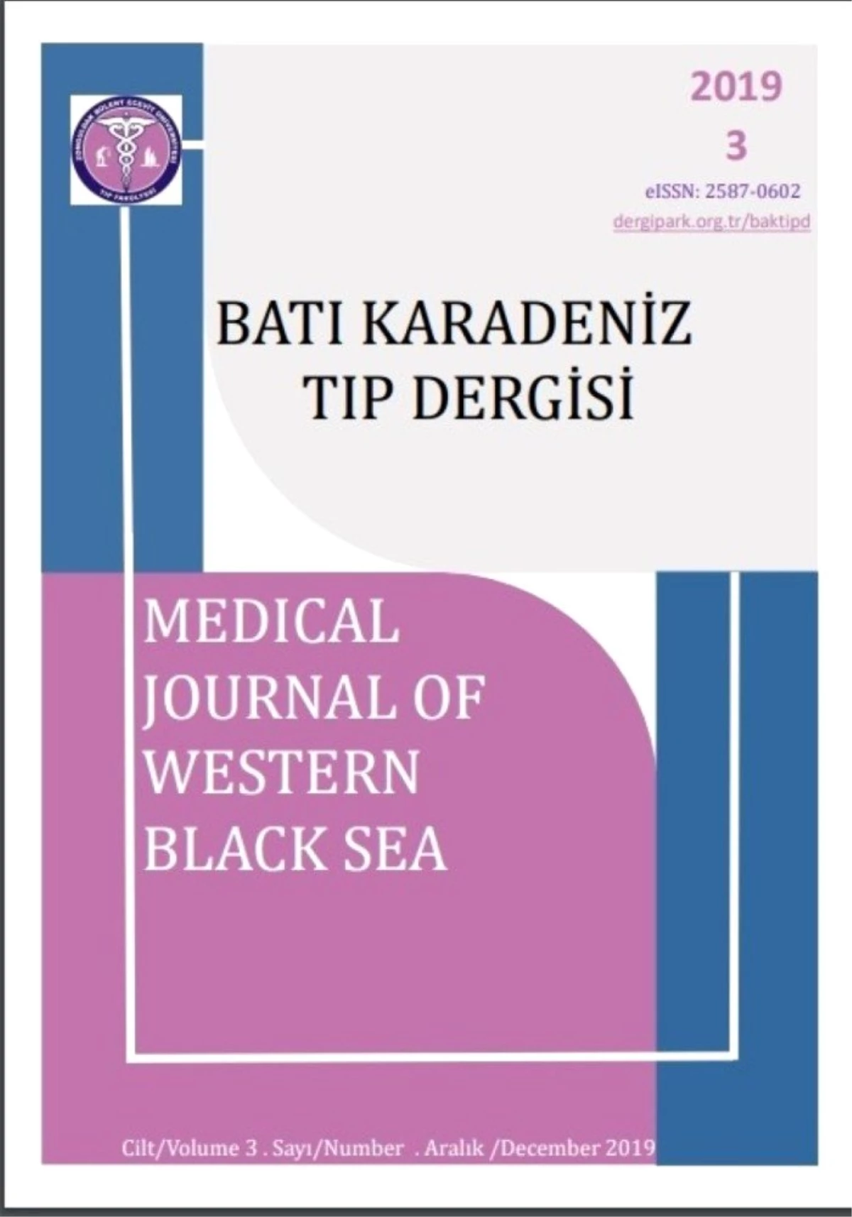 BEÜ Tıp Fakültesi \'Batı Karadeniz Tıp Dergisi\'nin yeni sayısı yayınlandı