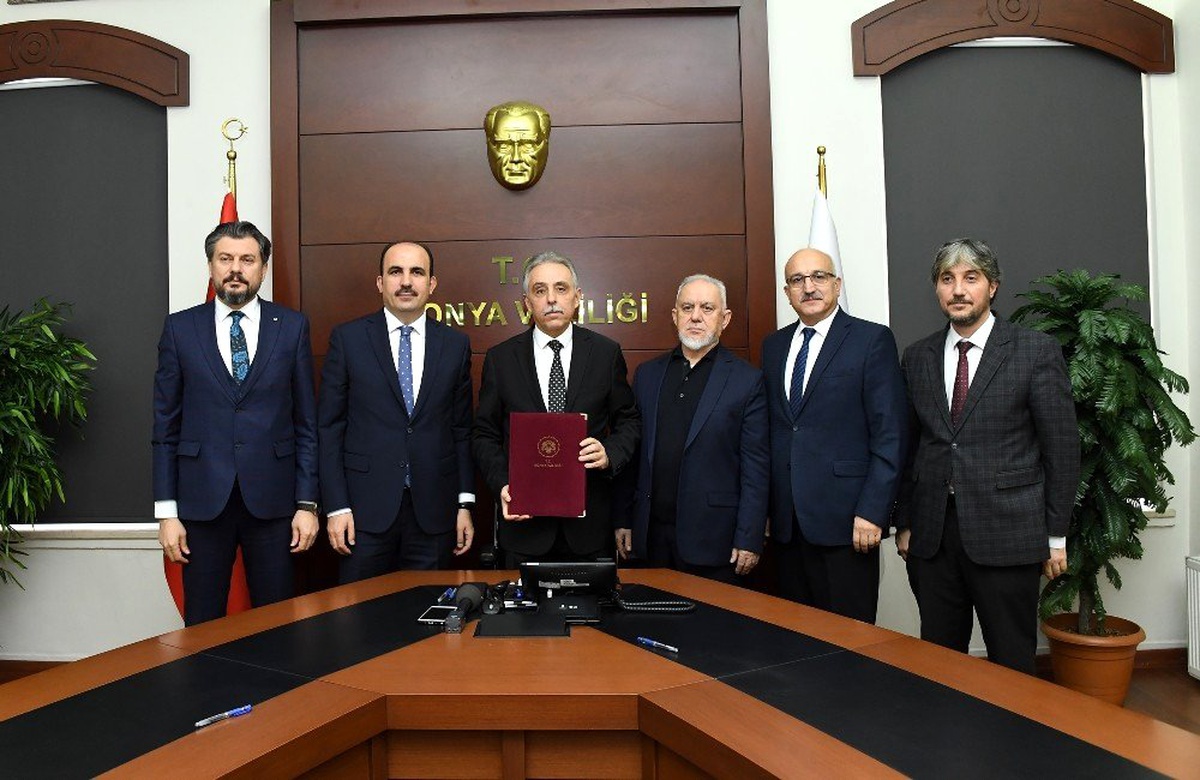 Bozkır\'a yapılacak 8 derslikli okulun protokolü imzalandı