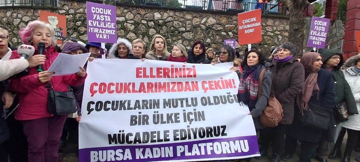 Bursa kadın platformu cinsel istismara karşı toplandı