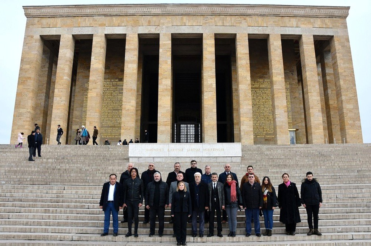 Büyükçekmeceli muhtarlardan Anıtkabir ziyareti