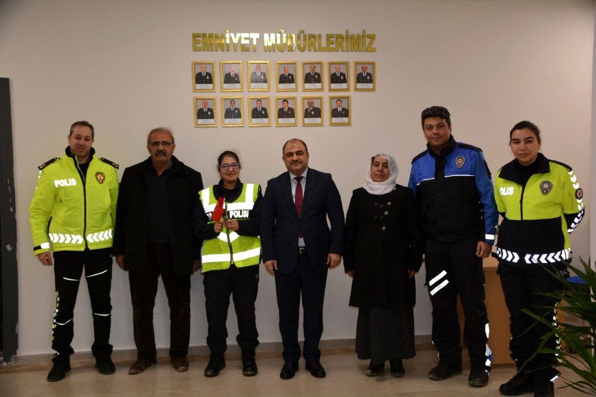 Engelli gencin polis olma hayali gerçeğe dönüştü