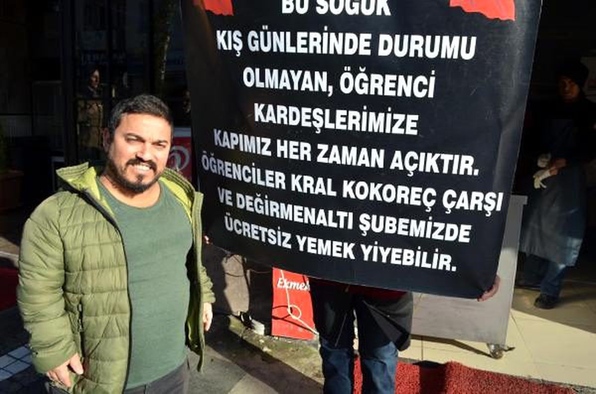 İhtiyaç sahibi öğrencilere ücretsiz kokoreç