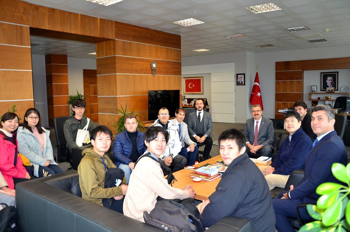 Japonya Niigata Üniversitesinden NKÜ\'ye ziyaret
