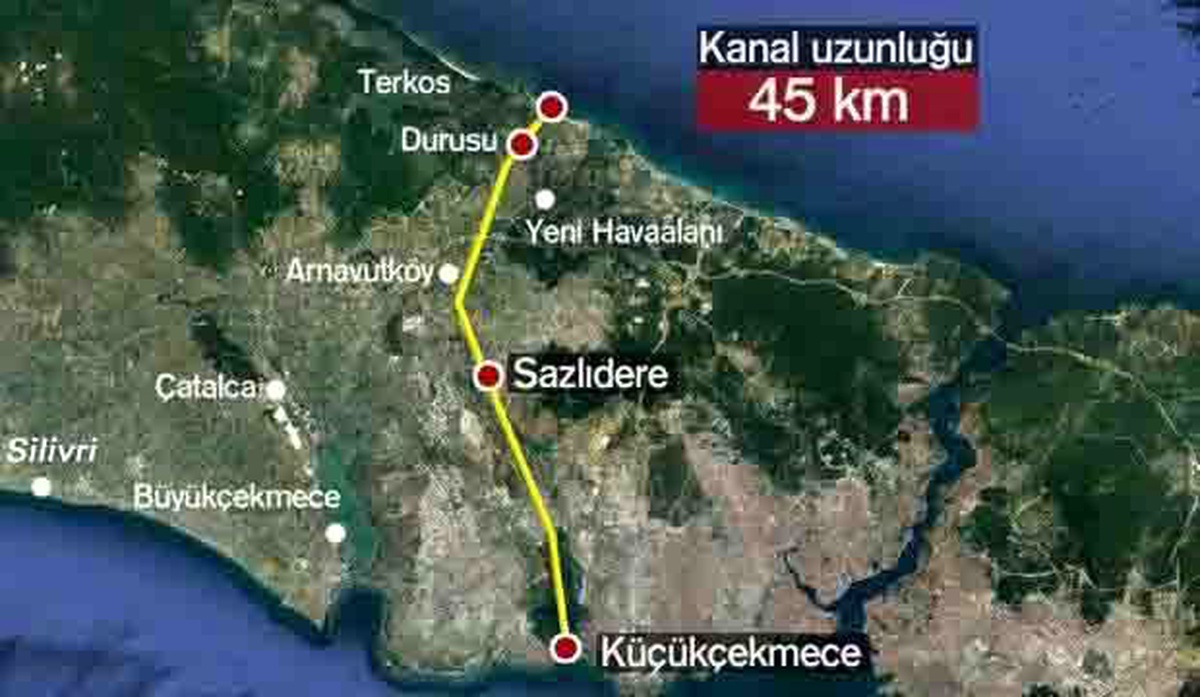Kanal İstanbul çevresindeki bölgeler değerleniyor
