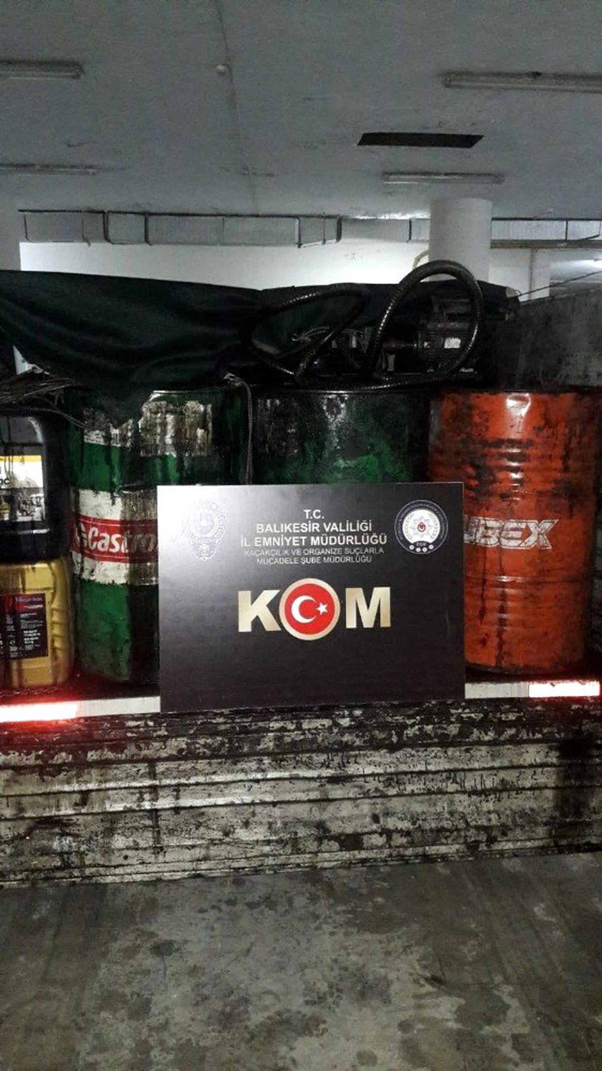 Polisten akaryakıt operasyonu