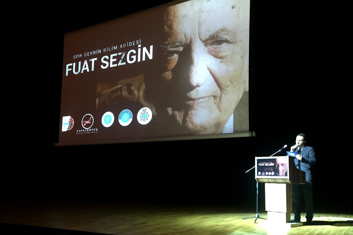 "Son Devrin Bilim Abidesi Fuat Sezgin" belgeselinin galası Konya\'da yapıldı