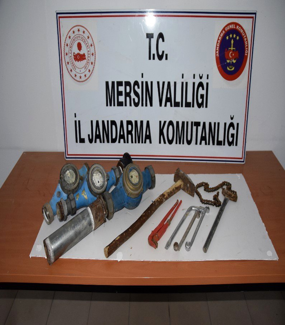 Sulama vanası çalan 3 kişi tutuklandı