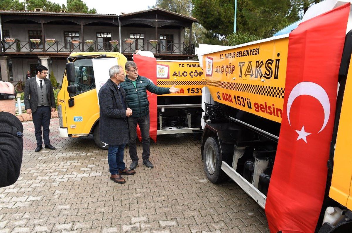 Tarsus\'ta \'çöp taksi\' hizmete girdi